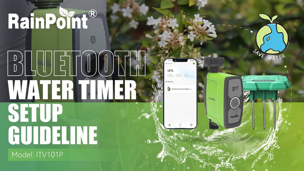 RainPoint Review RainPoint TTV103BRF Bluetooth Smart Irrigation Sprinkler System YouTube