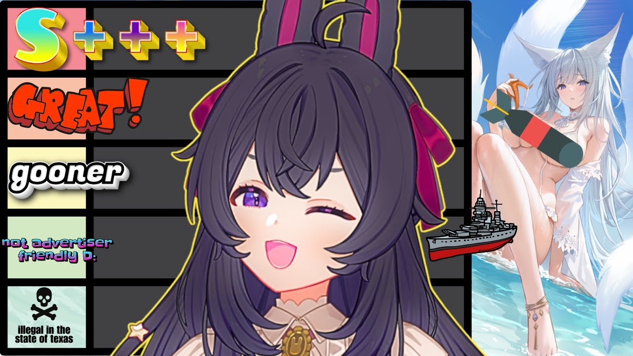 rating and reviewing azur lane swimsuit skins YouTube