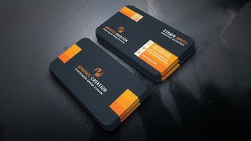 Business Card Design in Photoshop CC Tutorial