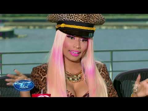Nicki Minaj Flirts With American Idol Contestants
