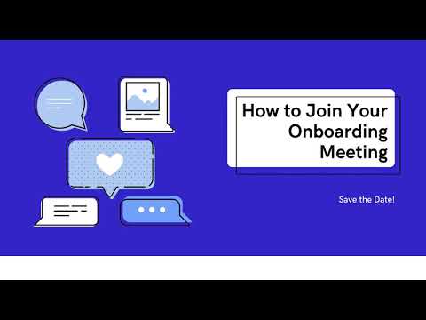 How to Join Your Onboarding Meeting