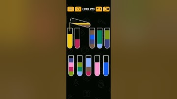 water sort puzzle Level 223