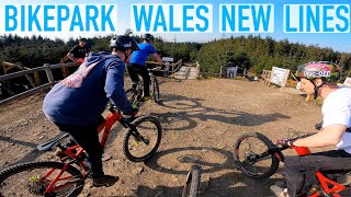 FIRST RIDE ON THE NEW TRAILS AT BIKEPARK WALES WITH THE GANG!