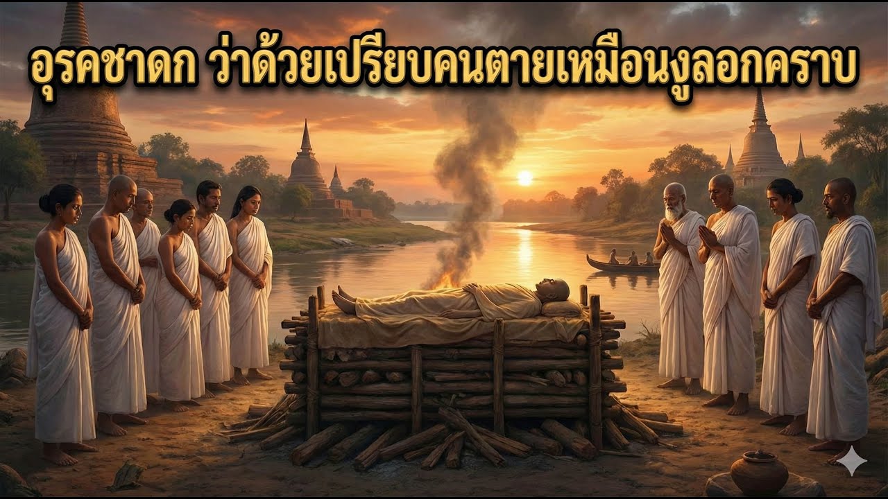 อุรคชาดก ความตายคืองูลอกคราบ สัจธรรมเตือนใจจากสมัยพุทธกาล