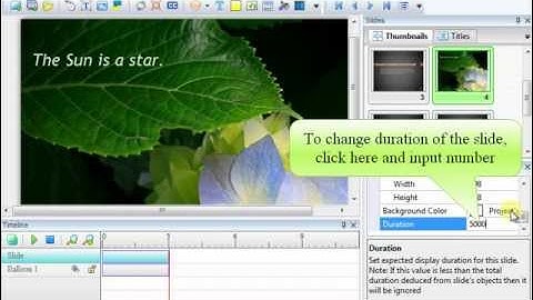 ActivePresenter - Slide properties