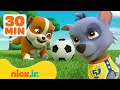 PAW Patrol Pups Get Active! w/ Rubble, Skye, Rocky, &amp; Marshall | 30 Minute Compilation | Nick Jr.