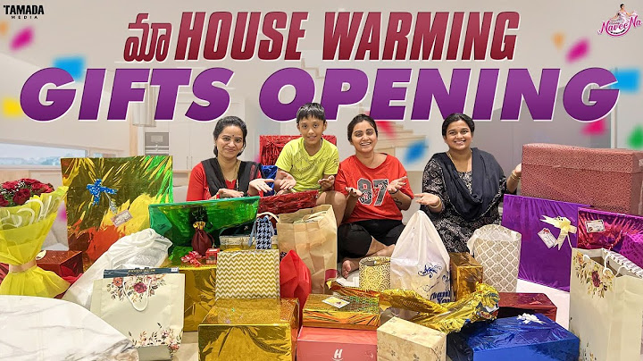 మా House Warming Gifts Opening 🎁|| Naveena Vlogs || Tamada Media