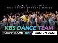 Kbs dance team  frontrow  world of dance boston 2022  wodbos22