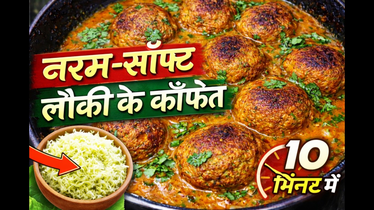 ⚠️ आज ही ट्राय करें! 10 मिनट में नरम-नरम लौकी के कोफ्ते | Lauki Ke Kofte Recipe | Easy Dinner Idea