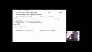 Honors Pre-Calculus - N3.3 - Finding Zeros.mp4