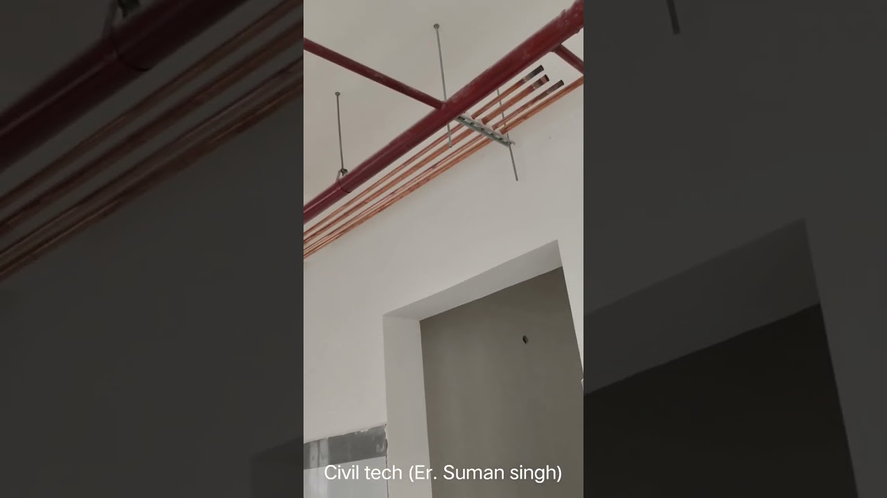 Medical gas pipeline system fitting work || Hospital project || Building construction site