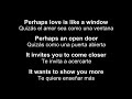  perhaps love  quizs el amor  by john denver  subtitulada en ingls y espaol