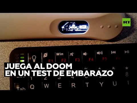 Juega al Doom en la pantalla monocromática de un test de embarazo