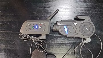 1 V6 Pro+ and 1 K1/K1PRO/K1PRO+ Bluetooth intercom pairing tutorial