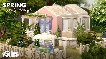 Spring Tiny Home 🌷 || The Sims 4: Speed Build