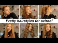 Pretty Hairstyles for school and going out (easy) | Ruby Rose UK