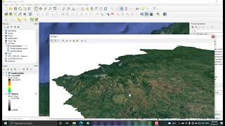 How to create 3D topographic map in Qgis screenshot 5