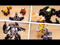 [LEGO Mini Robot Film] LEGO Transformers and Combiners Mech stop motion animation compilation 4