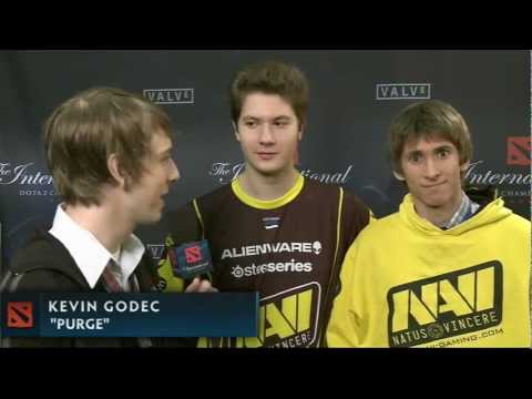 The International 2 - Funny Interview with Dendi and Puppey