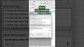 Easiest Way to Set Auto Borders in Excel (No VBA Needed!)