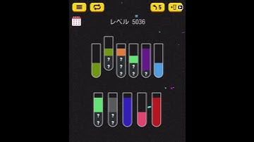 Water sort puzzle level 5036