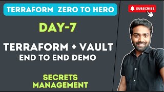 Day7 | Terraform Vault Integration | Secrets Management | #terraform #abhishekveeramalla