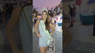 Miss Earth Cuba 2025 Rachel Chang Viernes de la Pequeña Habana cierre de verano  #miss missearthcuba