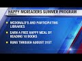 Local libraries offering free Happy Meals in summer reading program