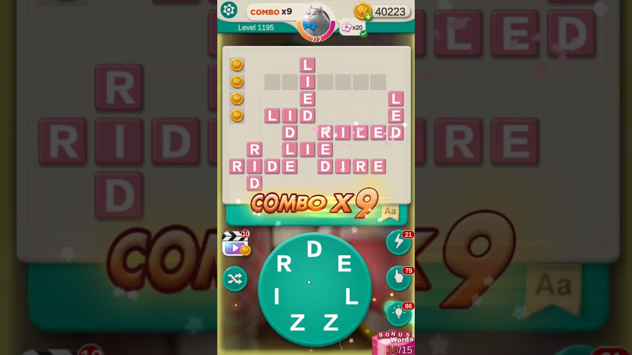 WORD VILLAS level 1195