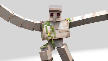 Iron Golem Dance - Minecraft Animation (Weekly Tests: ep49)