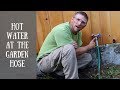 Installing a Hot Water and Cold Water OutDoor Hose Faucet