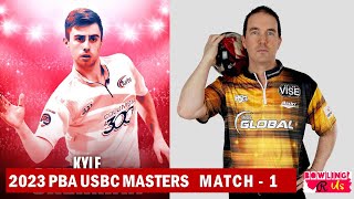 2023 PBA USBC Masters Match 1 | Kyle Sherman vs Sean Rash by Bowling R Us 1,701 views 7 months ago 19 minutes