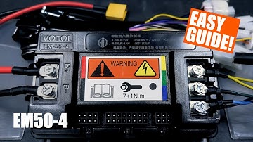 Votol Controller | How to Wire or Install Votol EM50-4 Controller | Brushless DC | BLDC Controller
