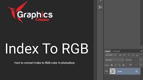 How to Transfer Index to RGB in Photoshop