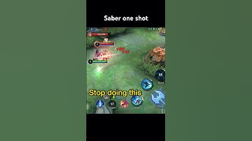 SABER TUTORIAL ONE SHOT FOR BEGINNERS #mlbbshorts#mlbbtutorial#mlbbshortsvideo