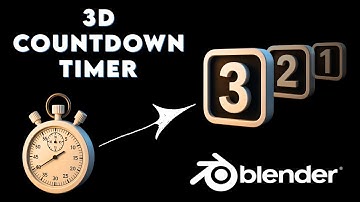 Blender Tutorial: Create a Cinematic 3D Countdown Timer! (Beginner Friendly)