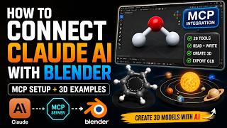 How to Connect Claude AI with Blender (Blender MCP Setup + 3D Examples)
