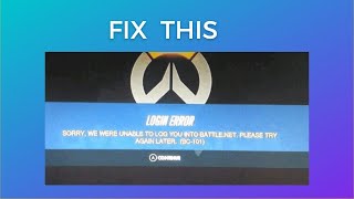 How to Fix "Error code: BC-101" in Overwatch 2