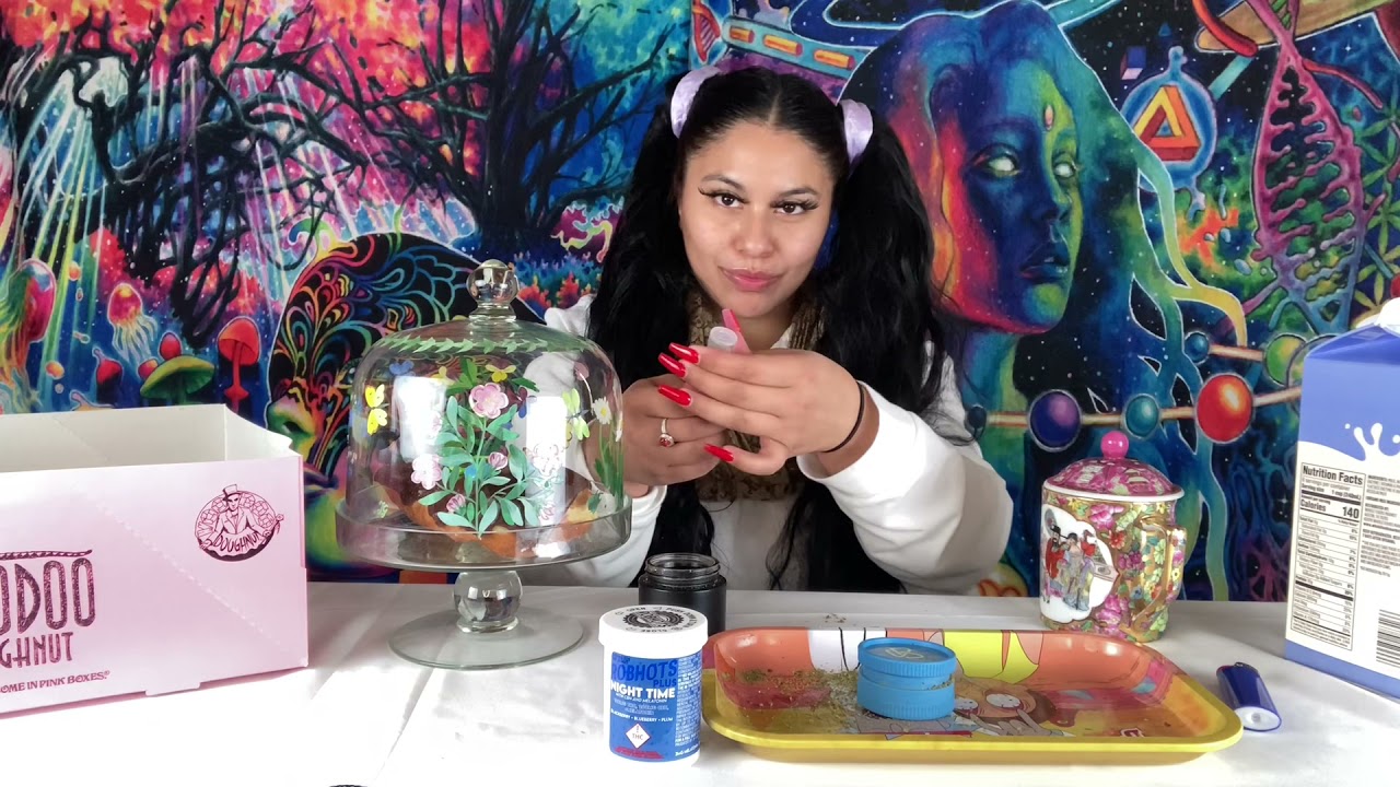 Marijuana Edible Voodoo donuts￼ ASMR￼￼