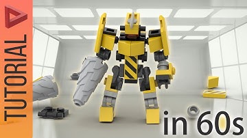 LEGO Mech :  Thunder Breaker Mech Building Tutorial Animation🤖#legomoc #legomech