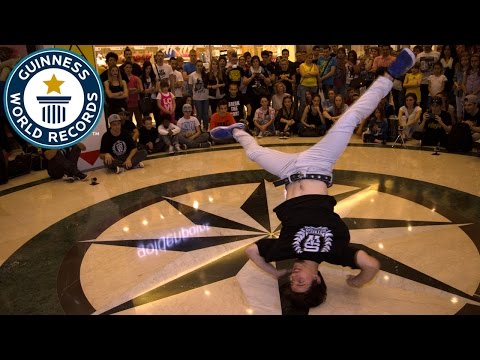 Most consecutive halos (breakdance) - Guinness World Records