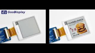 【Comparison】1.54-inch 4-Color E-Ink Display: Full Refresh vs. Fast Refresh #eink