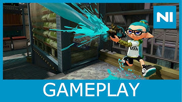 Splatoon: Splash-o-matic weapon - Gameplay Footage