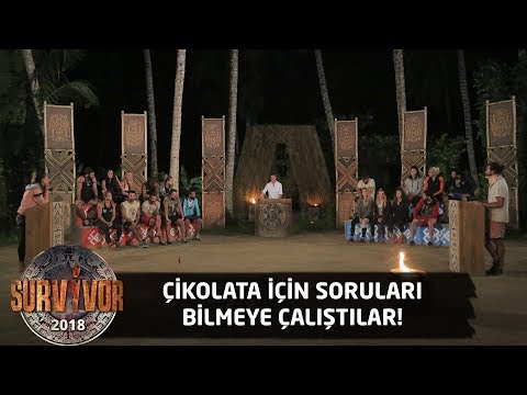 Bil Bakalım'da Çikolata Ödülü İçin Eğlenceli Mücadele! | 20. Bölüm | Survivor 2018