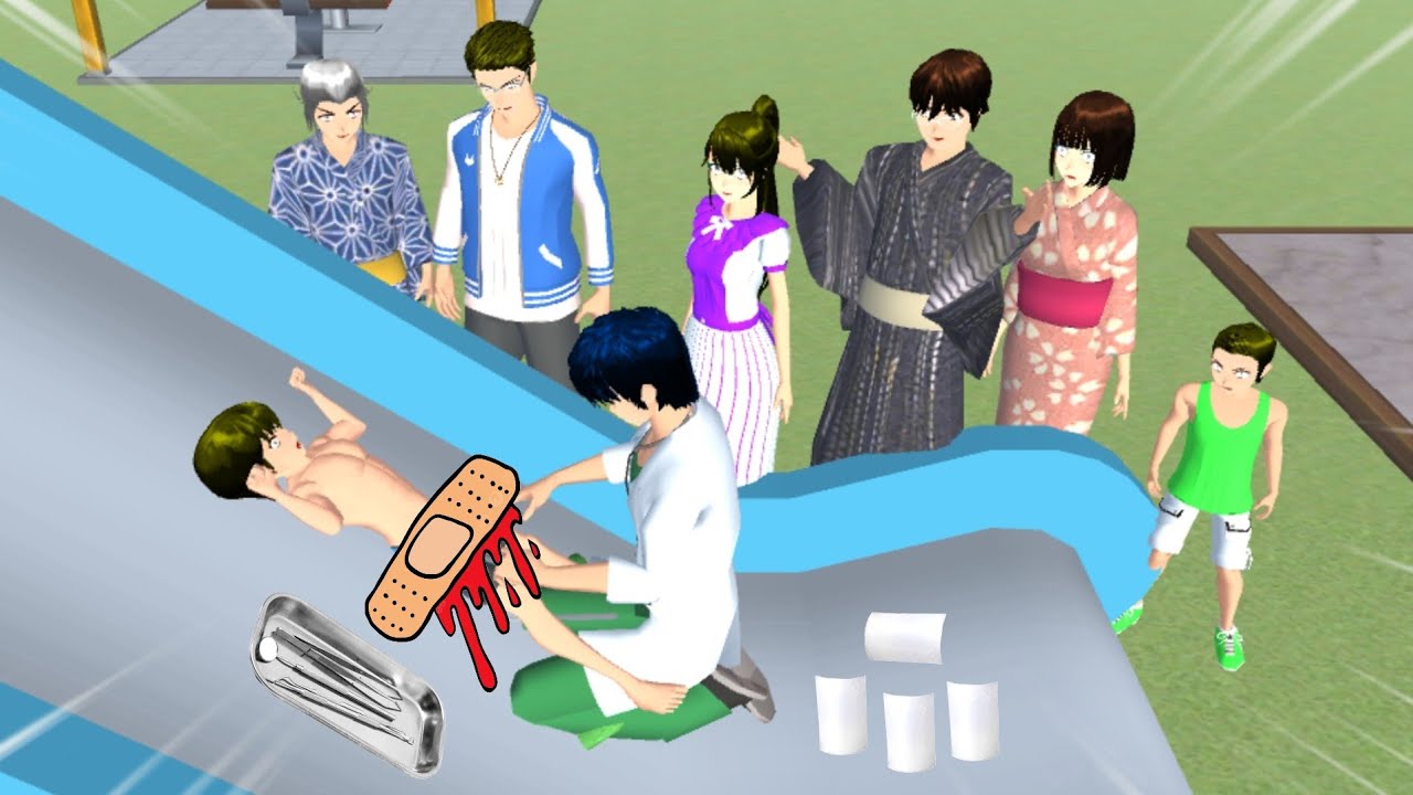 LAGI MAEN PEROSOTAN LANGSUNG DI SUNAT || Drama Sakura School Simulator