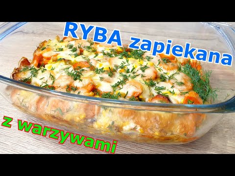 Wideo: Pyszne Ryby Pieczone W Piekarniku