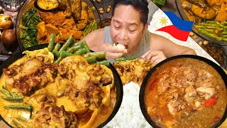 KARE-KARE at PORK BINAGOONGAN!!! Filipino Food. Mukbang. Pinoy.
