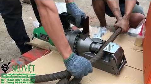 Đập hộp máy cắt sắt thủy lực cầm tay Nhật Bản Diamond DC-32WH điện 220v phi D32