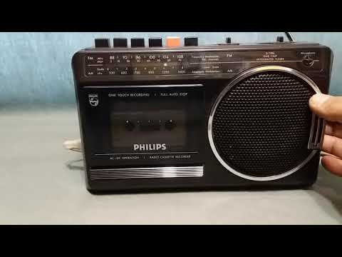 Philips AC-DC Operation - Radio Cassette Recorder