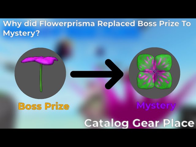 Why did Flowerprisma Replaced Boss Prize To Mystery?